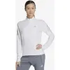 Image de Sweat adidas ADI365 Running Iconic Climacool Half Zip blanc femme - M