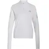 Image de Maillot manches longues 1/4 zip femme adidas Iconic Adi365 Blanc KR5525
