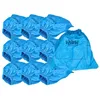 Image de vhbw 10x Filtre textiles compatible avec Mauk NTS 20l 1200W 30l 1200W 20 aspirateur sec et humide - Sac filtrant lavable bleu