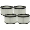 Image de vhbw 4x filtre compatible avec Oxeo 1200W aspirateur de cendres - filtre HEPA noir / blanc