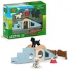 Image de Schleich Farm World Aventure Chiots 42763 Maison Chien Rampe Toit Balançoire