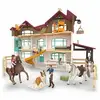 Image de Schleich horse club villa de lakeside 42785 playset multi-niveaux avec figurines, chevaux et accessoires 42785