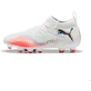 Image de Chaussures de football enfant Puma Future 8 Match FG/AG - white
