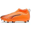 Image de Chaussures de football enfant Puma Ultra 6 Match+ LL FG/AG - orange