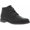 Image de Bugatti - Bottines En Cuir Noires Avec Semelle à Talon Plat Et à Lacets Ronds Contrastés - Noires 44