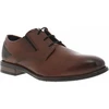 Image de Bugatti - Derbies En Cuir Cognac à Talon Décroché Bas Et à Lacets Ronds - Cognac 42
