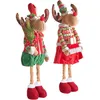 Image de Lot De 2 Décorations De Noël Uldalsana 66-95 Cm Renne Multicolore