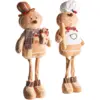 Image de Lot de 2 décorations eikeren bonhomme de pain d'épice 55 cm marron