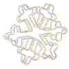 Image de Décoration extérieure led silveran 28 cm flocon de neige blanc