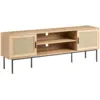 Image de Meuble tv pasco rotin marron clair