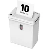 Image de Destructeur de papier IDEAL Shredcat 8100 CC Coupe croisée Niveau de sécurité P-4 12 feuilles 20 litres Conforme RGPD