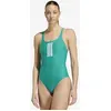Image de Maillot de bain adidas 3-Stripes vert bleuâtre femme - 40