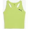Image de T-shirt à bretelles LIGHTSPEED Puma Crop vert lime femme - S