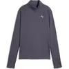 Image de Haut d'entraînement 1/4 zip femme Puma Velocity Cloudspun Gris 526650-35