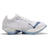Image de Chaussures de running femme Puma Fast-R Nitro Elite 3 - white/chambray blue