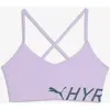 Image de Brassière Puma x HYROX Strappy PWRMODE lilas femme - S