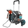 Image de Gardena Aquaroll L Easy Chariot Sur Roues Manuel Bleu, Gris, Orange