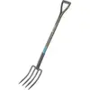 Image de Gardena fourche a becher natureline  manche bois 100% fsc   poignée ergo en d   dents acier trempé   garantie 10 ans (17002-20)