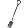 Image de Bêche à bord droit ErgoLine® GARDENA - Manche souple - Poignée ergo en D - Lame acier trempé - Garantie 25 ans