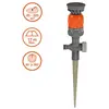 Image de Arroseur circulaire sur pic Vario Comfort GARDENA 1949-20 plage 17m en occasion ou reconditionné