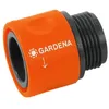 Image de Raccords de tuyau darrosage - GARDENA - Adaptateur pour machine à laver - Facile à utiliser - Noir et orange
