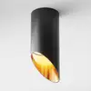 Image de Maytoni lipari downlight monté en surface noir, or, 15cm gu10