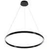 Image de Maytoni rim suspension led rim noire 3000-4000k à intensité variable