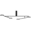 Image de Maytoni fad plafonnier led semi-encastré moderne à 2 bras, noir, 3 000 k, 1 450 lm