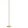 Image de Maytoni amulet lampadaire moderne en verre doré 3000 k 1550 lm abat-jour en verre