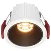 Image de Maytoni alfa led spot encastré rond blanc et noir 2700 k 500 lm