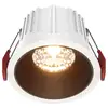 Image de Maytoni alfa led spot encastré rond blanc et noir 2700 k 750 lm