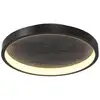 Image de Maytoni orign plafonnier semi-encastré led moderne intégré de 40 cm, noir, 3 000 k, 450 lm