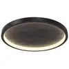 Image de Maytoni orign plafonnier semi-encastré led moderne intégré de 60 cm, noir, 3 000 k, 450 lm