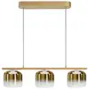 Image de Maytoni spirito suspension led spirito, dorée, 3000k, à intensité variable