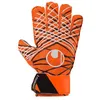 Image de Gants de gardien - Uhlsport - Starter Resist+ - Orange fluo/blanc/noir - Adulte - Football