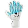 Image de Gants de gardien Uhlsport FM Cybertec Soft Flex Frame - blanc/cyber bleu/noir
