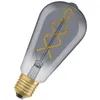 Image de Lampe LED OSRAM Vintage 1906® Classic Edison FIL E27 fumée 4W 140lm 1800K - OSRAM - Blanc chaud - Intérieur