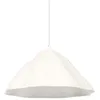 Image de OSRAM Suspension Decor Lotus Leaf blanche en métal et papier mâché E27 396 mm de diamètre abat-jour en matériau recyclé