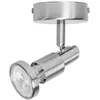 Image de OSRAM Spot LED GU10 avec LED OSRAM lumière blanc chaud (2700 K) spot orientable plafonnier ou applique en nickel brossé 26W