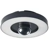 Image de OSRAM Applique extérieur SMART+ + caméra blanc chaud 3000K boîtier en polycarbonate de haute qualité gris foncé haut-parleur