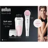 Image de Epilateur sans fil Braun SE 5875 - 2 vitesses - Grip anti-glisse - Face spa - Blanc