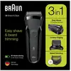 Image de Braun series 3 81702941 rasoir pour homme rasoir à grille tondeuse noir