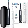 Image de Brosse à dents électrique - Oral-B - iO Series 4 Duo Pack - Capteur Pression - 4 Modes - Noir et Blanc