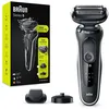 Image de Rasoir Électrique Braun Series 5 51-W4200cs - Tondeuse De Précision & Base De Recharge - Blanc