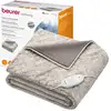 Image de Beurer hd 75 couverture chauffante 100 w beige toison