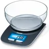 Image de Balance de cuisine électronique Beurer KS25 3 kg noir - Graduation 1 g - Fonction tare - Garantie 5 ans