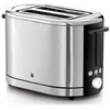Image de Grille-pain double fente WMF LONO - Noir et Inox - 7 niveaux de brunissage - Réchauffe-viennoiseries - 900W