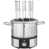 Image de WMF 415130011 - LONO - Appareil à Fondue pour 8 personnes avec caquelon et 8 fourchettes en Inox