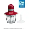 Image de Hachoir Mmr08r2 - Rouge/gris - 400w - Capacité 0,8l - Couteau Inox - Batteur A Blancs