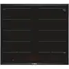 Image de Bosch Pxx675dc1e Plaque Noir, Acier Inoxydable Intégré Plaque Avec Zone À Induction 4 Zone(s)